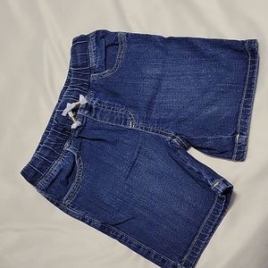 Drawstring Jean shorts